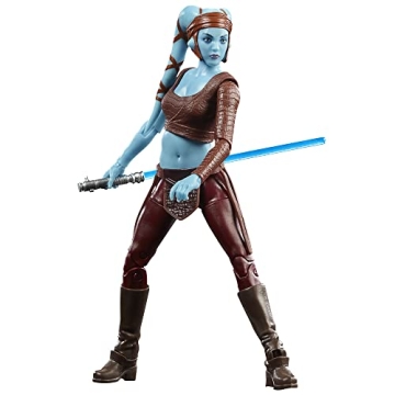 STAR WARS The Black Series Aayla Secura Toy 6-Inch Action Figure for All Ages