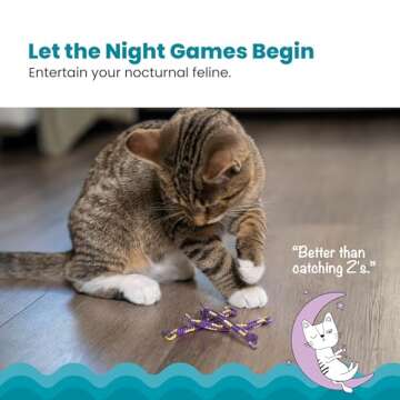 Catstages Nighttime Catnip Rolls Cat Toys - 3 Pack