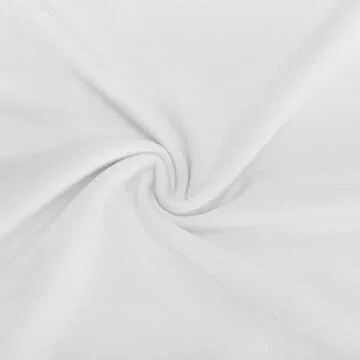 OThread & Co. Women's Stretchy Casual Crop Tops - White