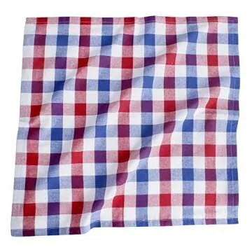 Fingercraft Buffalo Plaid Dinner Napkins - Washable & Reusable
