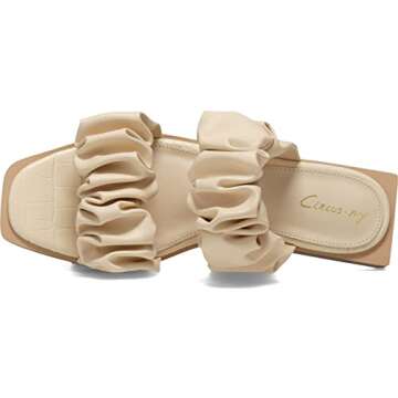 Circus NY by Sam Edelman Women's Iggy Slide Sandal Ivory 11 M
