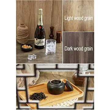 iProtech 5PCS 10Patterns Double Sided Photography Background Boards with 4 brakets, Waterproof Reusable 16x16in Cement/Marble/Wood/Brick Texture Photo Backdrop Props for Food Jewelry Cosmetics