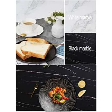 iProtech 5PCS 10Patterns Double Sided Photography Background Boards with 4 brakets, Waterproof Reusable 16x16in Cement/Marble/Wood/Brick Texture Photo Backdrop Props for Food Jewelry Cosmetics