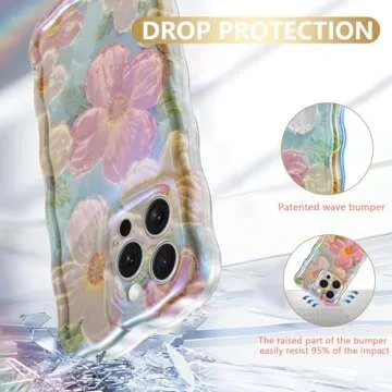 Stylish sheheme Case for iPhone 16 Pro with Screen Protector