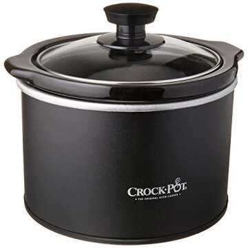 Crockpot SCR151-NP Slow Cooker, Small, Black