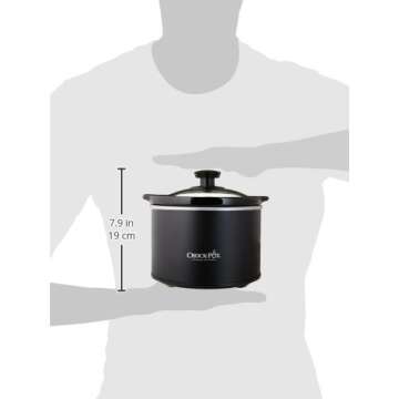 Crockpot SCR151-NP Slow Cooker, Small, Black