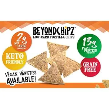 BeyondChipz Low Carb Tortilla Chips for Guilt-Free Snacking
