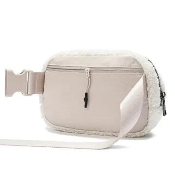 FODOKO Fleece Belt Bag - Stylish Crossbody Fanny Pack for Women