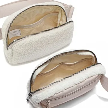 FODOKO Fleece Belt Bag - Stylish Crossbody Fanny Pack for Women