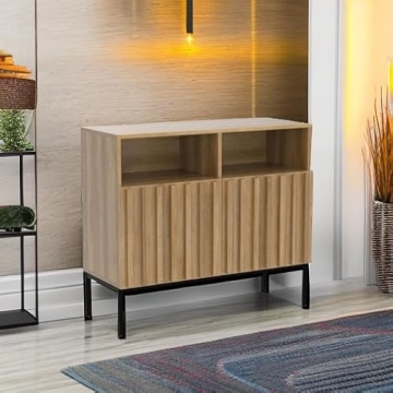 Mopio Norwin 2-Door Cabinet for Modern Rustic Spaces