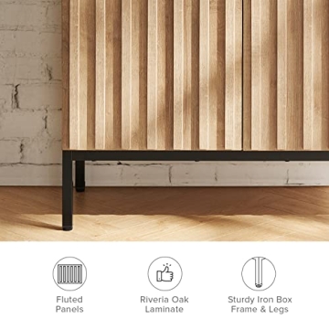 Mopio Norwin 2-Door Cabinet for Modern Rustic Spaces