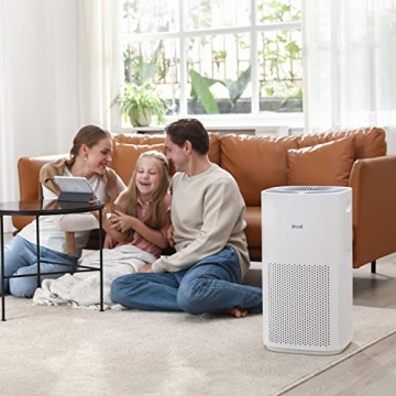 LEVOIT Core 600S-P Air Purifier with Smart Control for Large Rooms