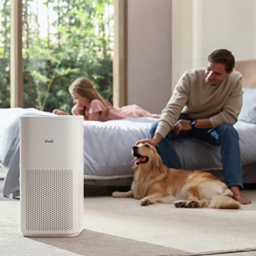 LEVOIT Core 600S-P Air Purifier with Smart Control for Large Rooms