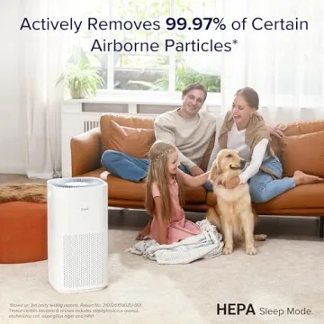 LEVOIT Core 600S-P Air Purifier with Smart Control for Large Rooms