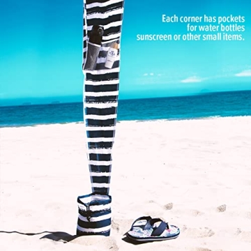 Qipi Beach Cabana Portable Canopy for Ultimate Sun Shade