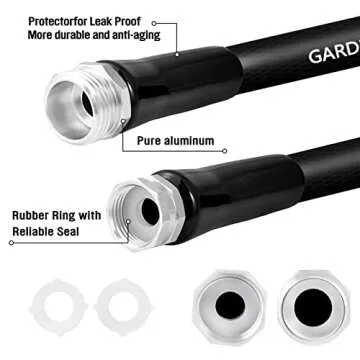 Famyards 25FT Garden Hose - Lead-Free & No Kink