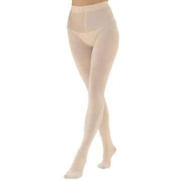 EVERSWE Women's 80 Den Soft Opaque Tights - Ballet Pink, Small-Medium