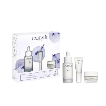 Caudalie Dark Spot Brightening Trio Skin Care Set - Vinoperfect Brightening Dark Spot Serum Full Siz...