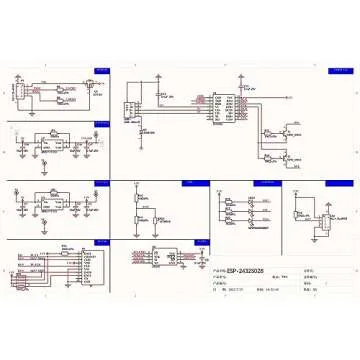 DIYmall 2.8'' ESP32 Module ESP32-2432S028R WIFI+BT Dual-core 240X320 Smart Display Screen LCD TFT Module ILI9341 Driver for Arduino IoT