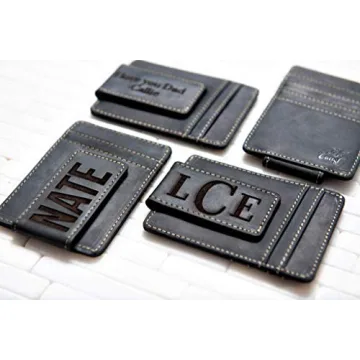 Personalized Leather Magnetic Money Clip – The Sanibel