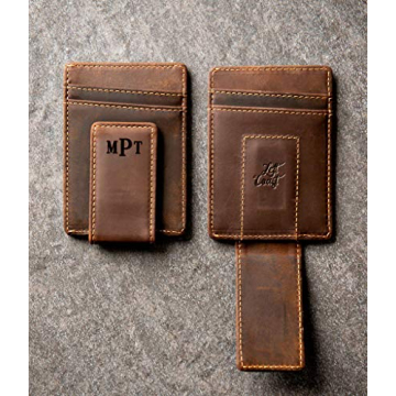Personalized Leather Magnetic Money Clip – The Sanibel