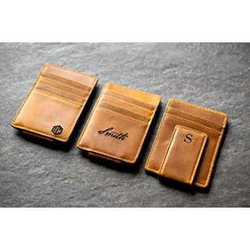 Personalized Leather Magnetic Money Clip – The Sanibel