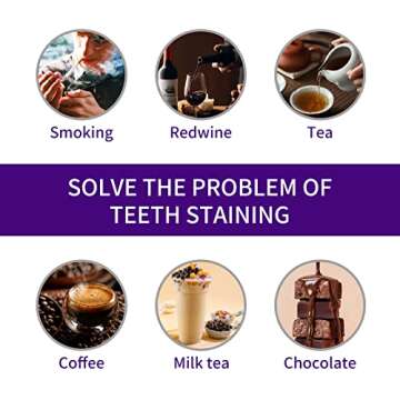 Sunset Produce Colour Corrector Purple Toothpaste, Purple Toothpaste Whitening, V34 Purple Color Corrector Serum Teeth Whitening Toothpaste for Tooth Stain Removal, Teeth Whitening Kit for Adult