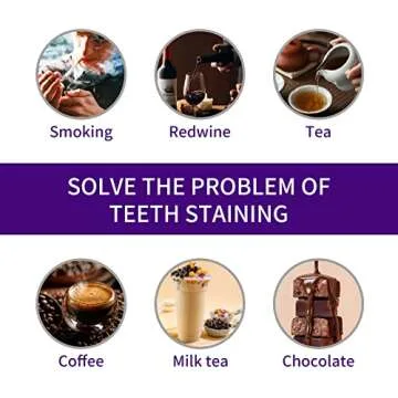 Sunset Produce Colour Corrector Purple Toothpaste, Purple Toothpaste Whitening, V34 Purple Color Corrector Serum Teeth Whitening Toothpaste for Tooth Stain Removal, Teeth Whitening Kit for Adult