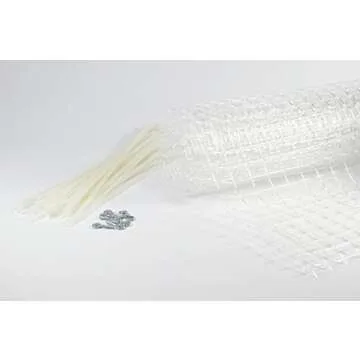 KidKusion Deck Guard | Made in USA | 16' L x 38" H | Clear | Outdoor Balcony and Stairway Deck Rail Safety Net | Child Safety; Pet Safety; Toy Safety, 4500