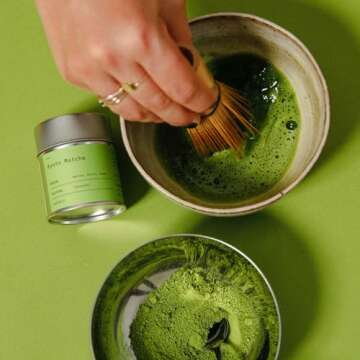 Dona Ceremonial Grade Matcha, Stone-Milled from Wazuka, Kyoto Family Tea Estate, Hot or Iced, 1.1 Ounce Airtight Seal Tin