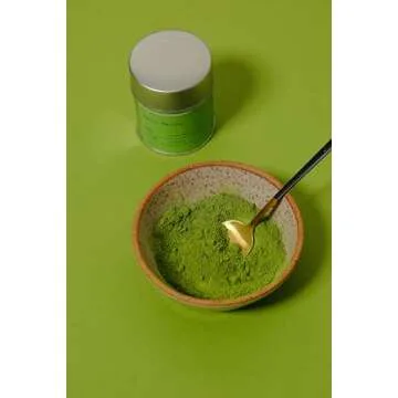 Dona Ceremonial Grade Matcha, Stone-Milled from Wazuka, Kyoto Family Tea Estate, Hot or Iced, 1.1 Ounce Airtight Seal Tin