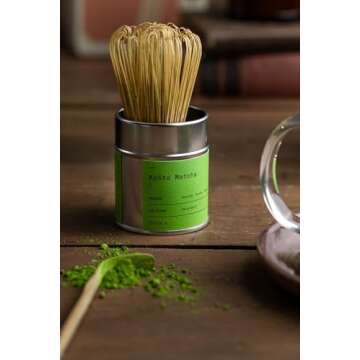 Dona Ceremonial Grade Matcha, Stone-Milled from Wazuka, Kyoto Family Tea Estate, Hot or Iced, 1.1 Ounce Airtight Seal Tin