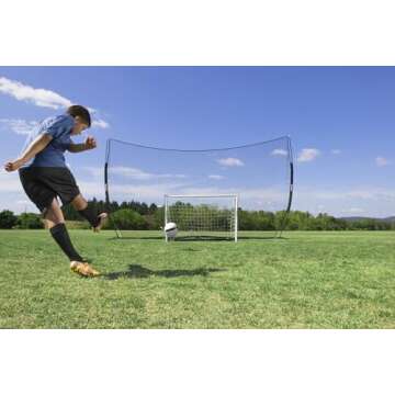 Kwik Goal Kwik Flex Soccer Goal, 6.5'H x 12'W