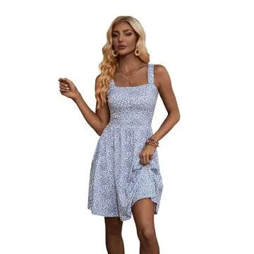 HUHOT Sleeveless Beach Dress for Women - Summer Style
