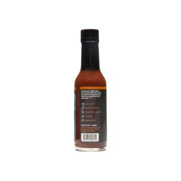 Aka Miso Ghost Reaper Hot Sauce By Bravado Spice FEATURED ON HOT ONES Gluten Free, Vegan, Low Carb, Paleo Hot Sauce All Natural 5 oz Hot Sauce Bottle Award Winning Gourmet Hot Sauce