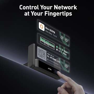 GL.iNet GL-BE3600 Slate 7 Portable Travel Router - Dual-Band Wi-Fi 7 with VPN