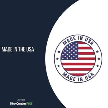 Kink Control Plus Water Hose 25ft - High Burst Strength and Superior Flexibility Garden Hoses, Outdoor Hose with Kink Resistance, Triple Frame Technology, Made in USA.