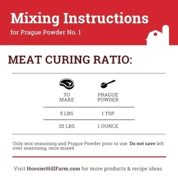 Hoosier Hill Farm Prague Powder No.1 Pink Curing Salt, 2.5LB (Pack of 1)