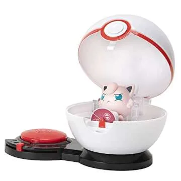 Pokémon Pokémon Game with Squirtle and Jigglypuff - 2 Surprise Balls - 6 Attack Disks - Toys for Kids Fans