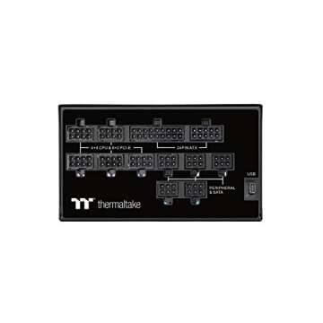 Thermaltake Toughpower iRGB Plus 1200W 80+ Platinum Digital RGB LED Smart Zero Fan SLI/Crossfire Ready ATX12V v2.4 / SSI EPS v2.92 Power Supply 10 YR Warranty PS-TPI-1200F2FDPU-1