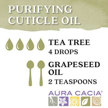 Aura Cacia Discover Essential Oils Kit, 4-Pack, Lavender, Eucalyptus, Peppermint & Tea Tree Oils, Excellent Starter Set