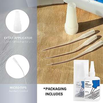 CYAPRO Professional Grade CA Super Glue, Fast Curing Adhesive 4 oz, Low Viscosity, Thin Cyanoacrylat...