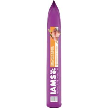 IAMS Proactive Health Senior Dog Food Healthy Aging Dry Dog Food with Real Chicken, 29.1 lb. Bag