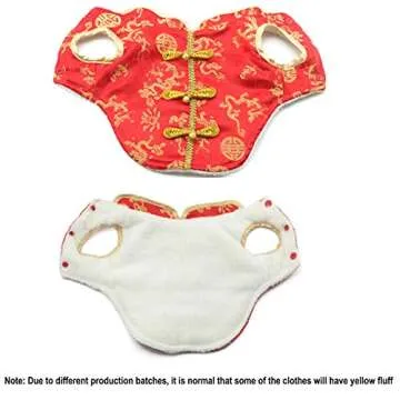 SEIS New Year Dog Costume - Dragon Cheongsam for Pets