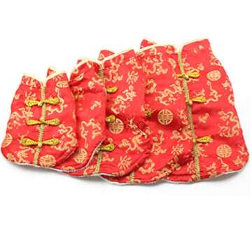 SEIS New Year Dog Costume - Dragon Cheongsam for Pets