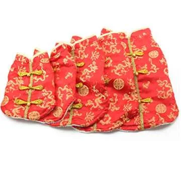 SEIS New Year Dog Costume - Dragon Cheongsam for Pets