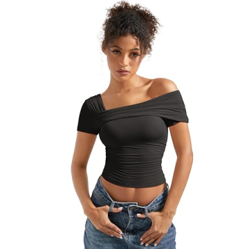 SUUKSESS Off The Shoulder Tank Top for Summer Style