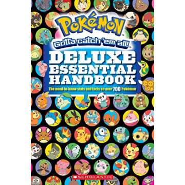 Pokémon Deluxe Essential Handbook - Comprehensive Guide to 700 Pokémon