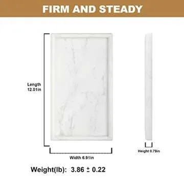 Stylish Koville African Marble Tray for Home Decor