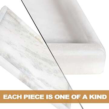 Stylish Koville African Marble Tray for Home Decor